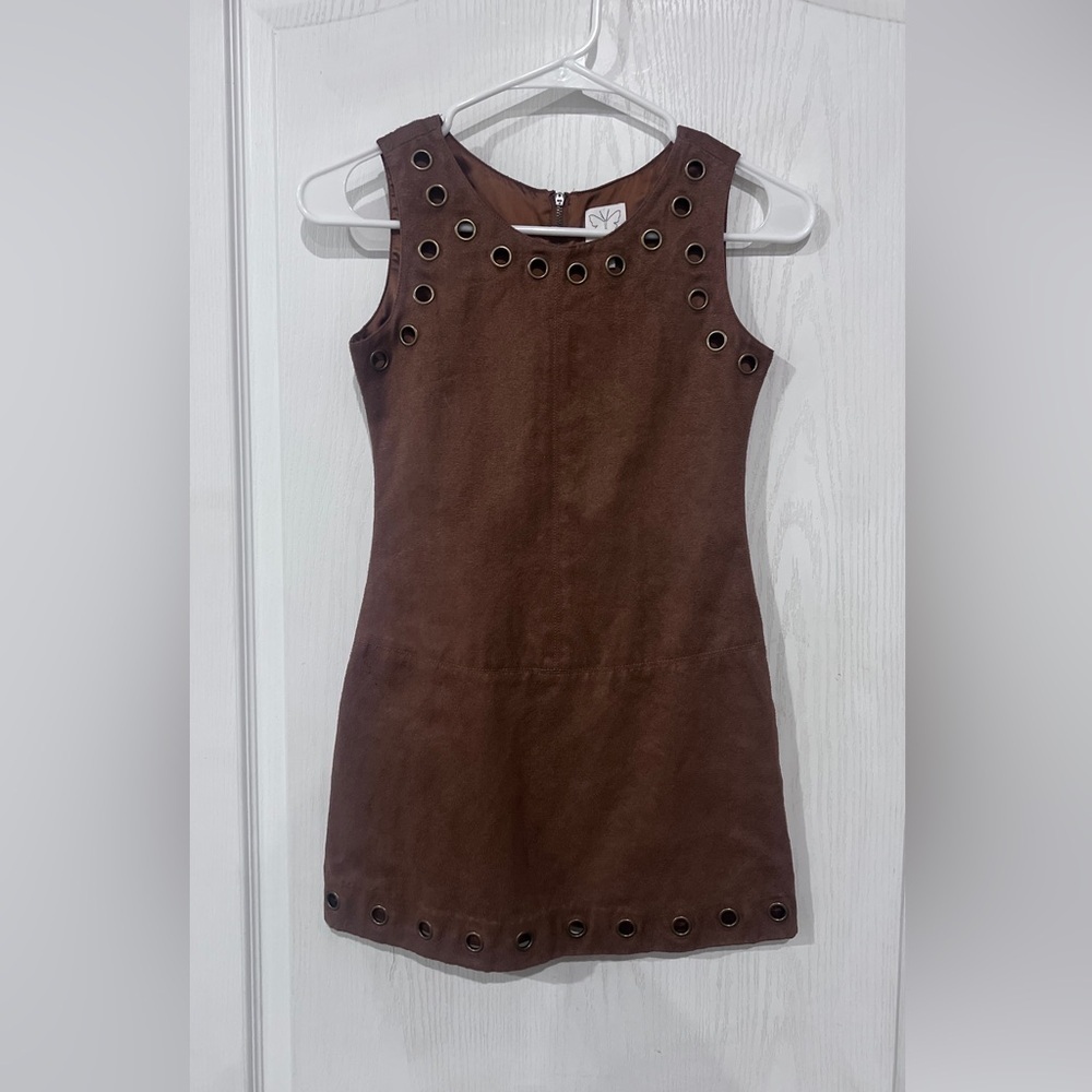FINAL PRICE Ella Moss Kids Suede Dress ( Great for Thanksgiving)